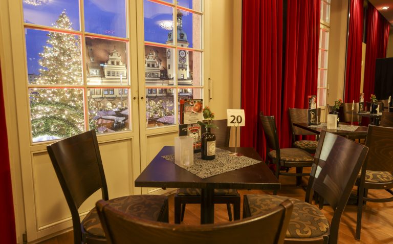 Blick auf den Leipziger Markt